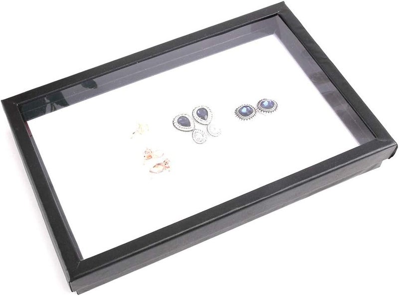 ZLY Jewelry Rings Display Tray Velvet 100 Slot Case Box Jewelry Storage Box - Image 3
